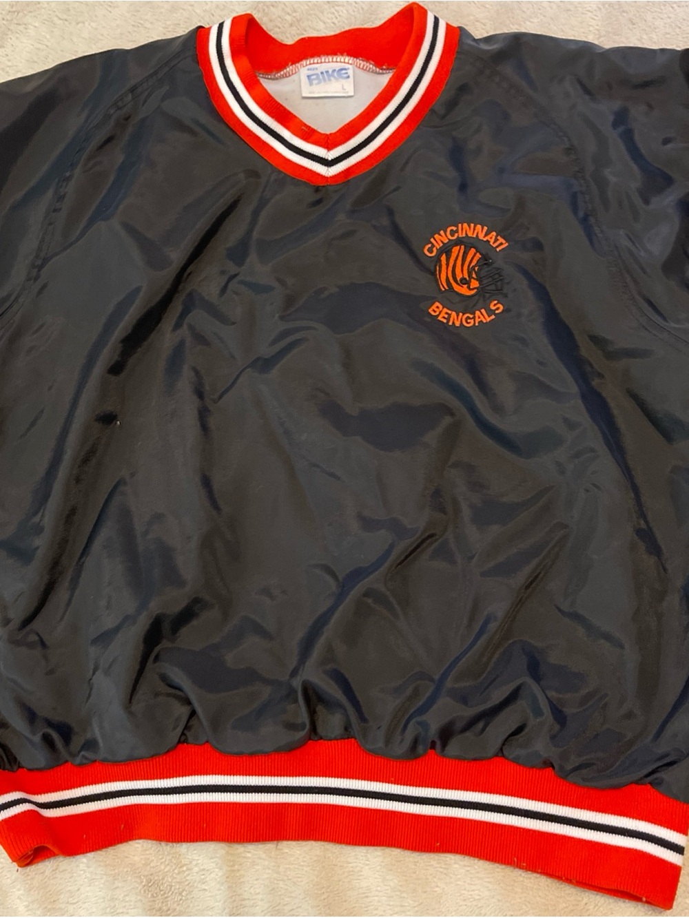 Bike Cincinnati Bengals Windbreaker Pullover Men’s black
